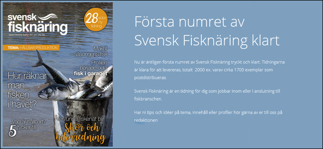 Svensk fisknäring ny tidning nr 1 2017