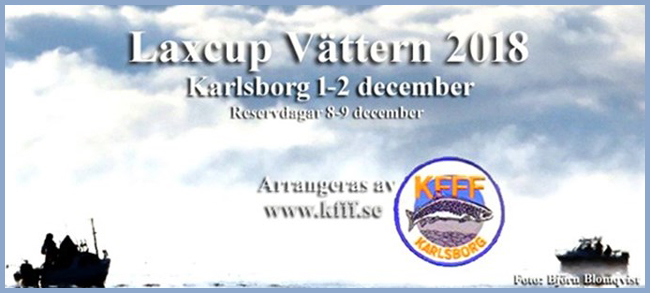 Laxcup Vättern 2018 1 o 2 december karlsborg foto björn blomqvist trollingfiske laxfiske laxtrolling